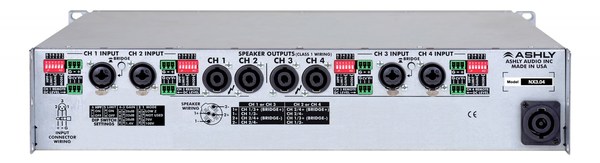 NX3.04 POWER AMPLIFIER 4 X 3000W @ 2 OHMS / 4 X 2000W @ 4OHM / 4 X 1250 W @ 8OHM / 2450W @70V & 100V